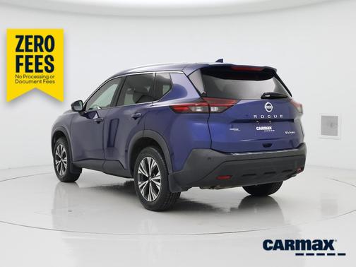Blue 2021 Nissan Rogue SV