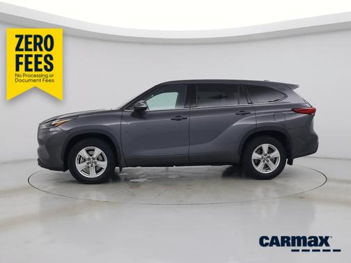 Gray 2021 Toyota Highlander LE