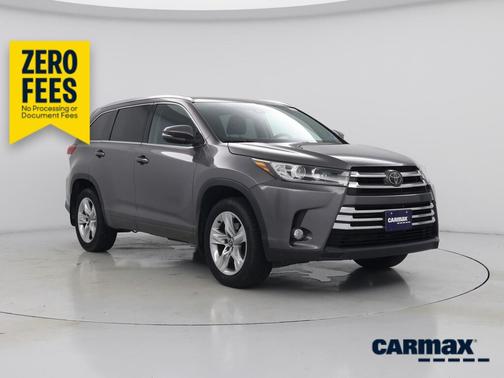 Gray 2018 Toyota Highlander Limited