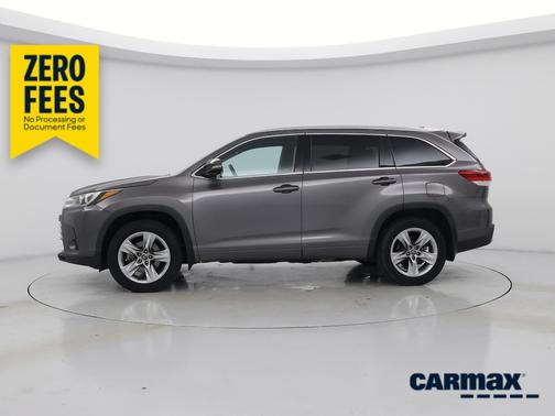 Gray 2018 Toyota Highlander Limited