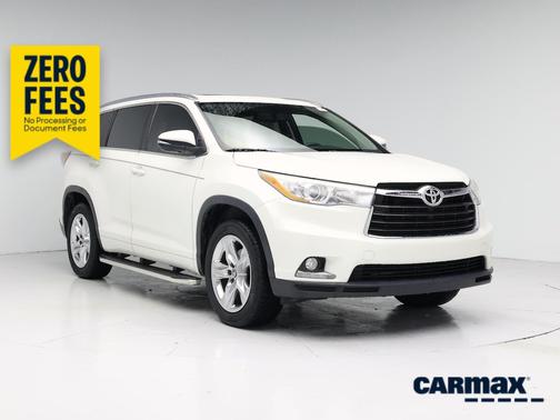 White 2016 Toyota Highlander Limited