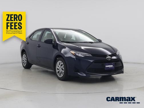 Blue 2017 Toyota Corolla LE