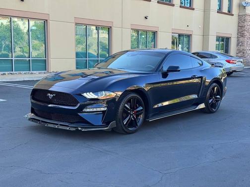Antimatter Blue Metallic 2021 Ford Mustang EcoBoost