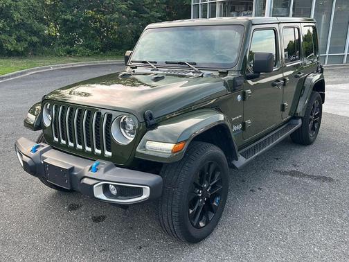 Sarge Green Clearcoat 2023 Jeep Wrangler 4xe Sahara