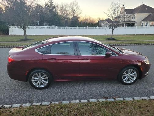 Red 2015 Chrysler 200 Limited