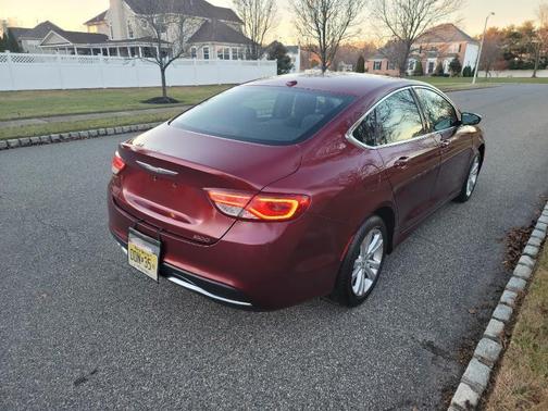 Red 2015 Chrysler 200 Limited