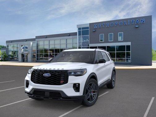 Star White Metallic Tri-Coat 2026 Ford Explorer ST