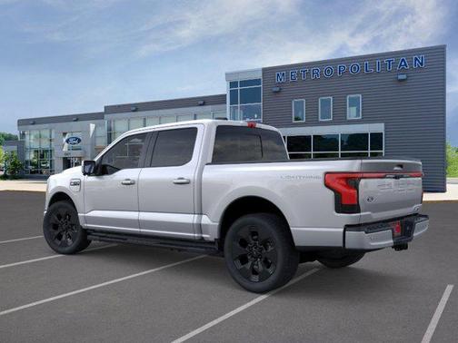 Iconic Silver Metallic 2025 Ford F-150 Lightning Platinum