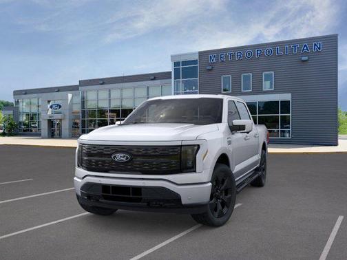 Iconic Silver Metallic 2025 Ford F-150 Lightning Platinum