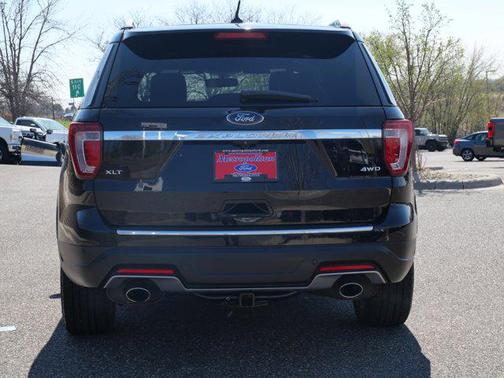 Shadow Black 2018 Ford Explorer XLT