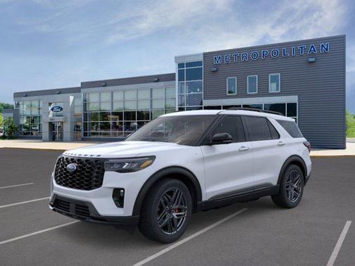 Space White Metallic 2026 Ford Explorer ST-Line