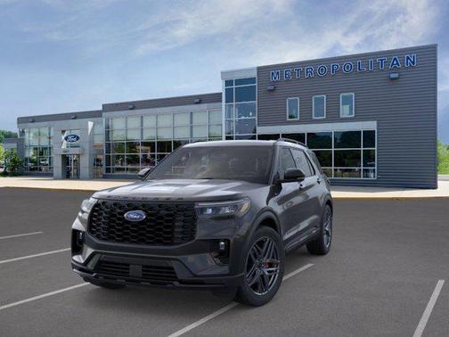 Agate Black Metallic 2026 Ford Explorer ST-Line