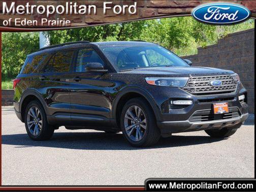 Agate Black Metallic 2022 Ford Explorer XLT