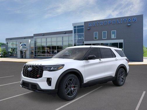 Star White Metallic Tri-Coat 2026 Ford Explorer ST