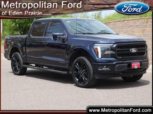 Antimatter Blue Metallic 2025 Ford F-150 Lariat