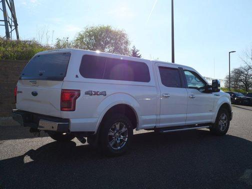 White Platinum Metallic Tri-Coat 2015 Ford F-150 Lariat