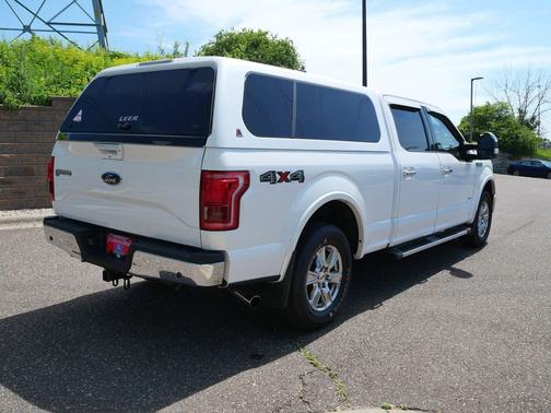 White Platinum Metallic Tri-Coat 2015 Ford F-150 Lariat