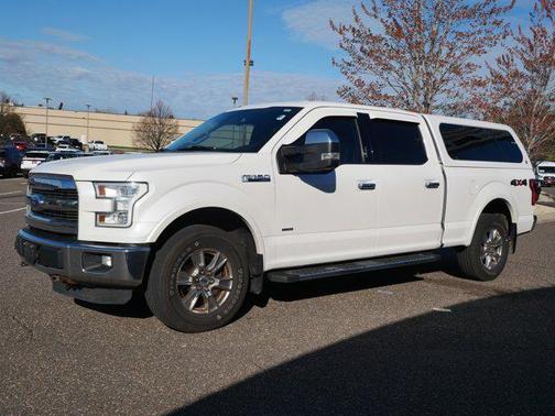 White Platinum Metallic Tri-Coat 2015 Ford F-150 Lariat