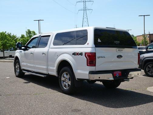 White Platinum Metallic Tri-Coat 2015 Ford F-150 Lariat