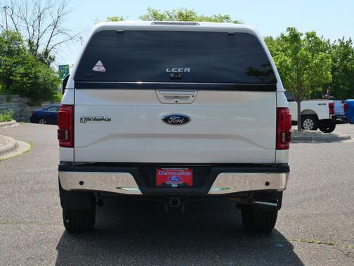 White Platinum Metallic Tri-Coat 2015 Ford F-150 Lariat
