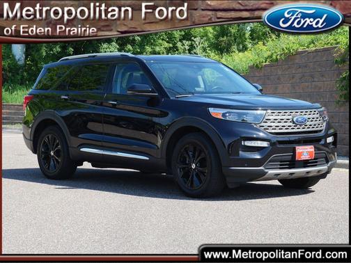 Agate Black Metallic 2023 Ford Explorer Limited