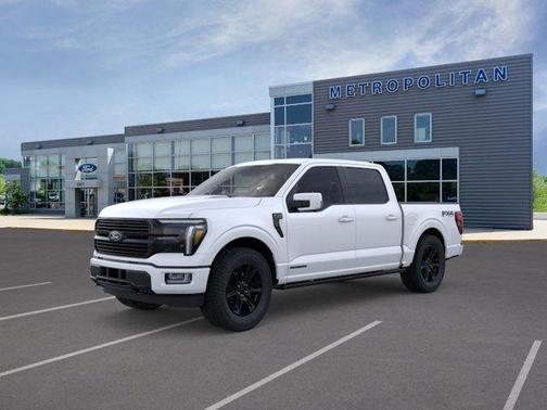 Star White Metallic Tri-Coat 2025 Ford F-150 Platinum