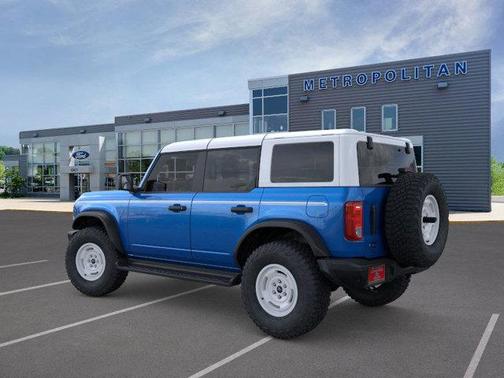 Velocity Blue Metallic 2026 Ford Bronco Heritage Edition