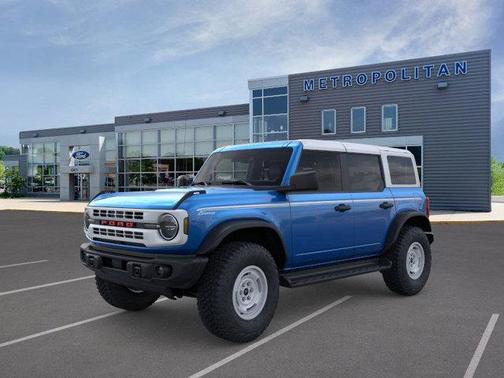 Velocity Blue Metallic 2026 Ford Bronco Heritage Edition