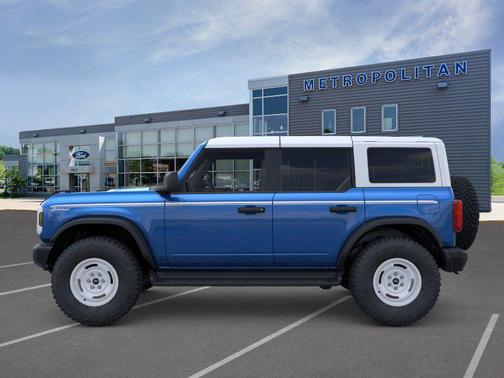 Velocity Blue Metallic 2026 Ford Bronco Heritage Edition