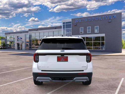 White 2026 Ford Explorer Platinum