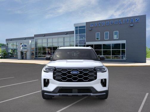 White 2026 Ford Explorer Platinum