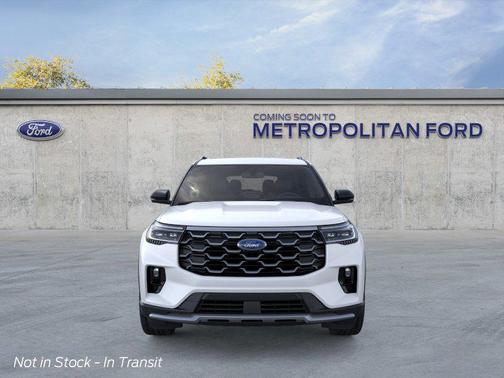 White 2026 Ford Explorer Platinum