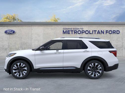 White 2026 Ford Explorer Platinum