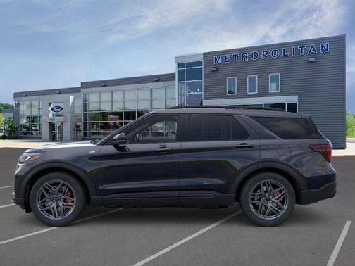 Agate Black Metallic 2026 Ford Explorer ST-Line