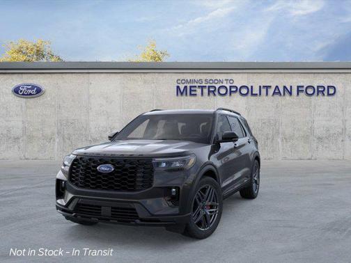 Agate Black Metallic 2026 Ford Explorer ST-Line