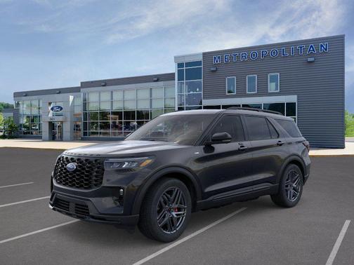 Agate Black Metallic 2026 Ford Explorer ST-Line