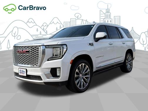 White Frost Tricoat 2021 GMC Yukon Denali