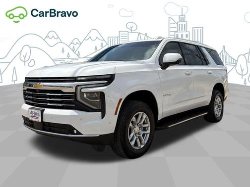Summit White 2025 Chevrolet Tahoe LT