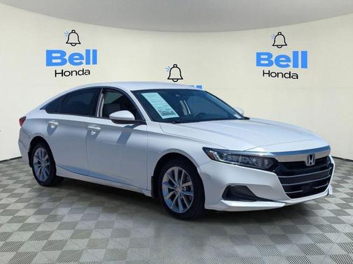 Platinum White 2022 Honda Accord LX 1.5T