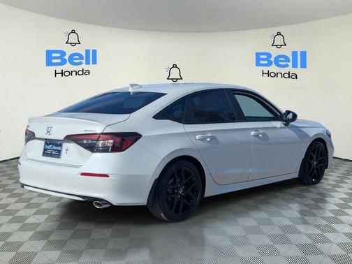 Platinum White Pearl 2025 Honda Civic Sport