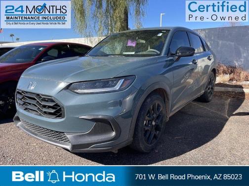 Nordic Green 2024 Honda HR-V 2WD Sport