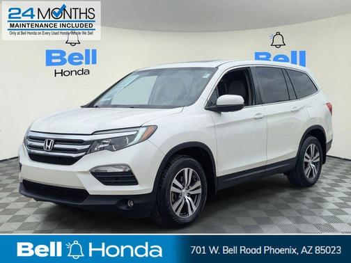 White Diamond Pearl 2017 Honda Pilot EX-L