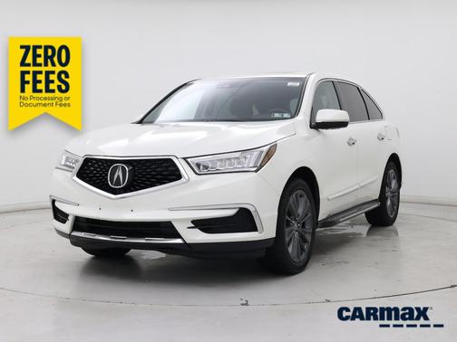 White 2019 Acura MDX SH-AWD Technology