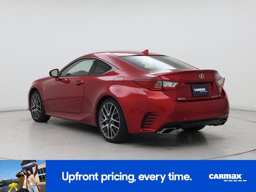 Red 2015 Lexus RC 350