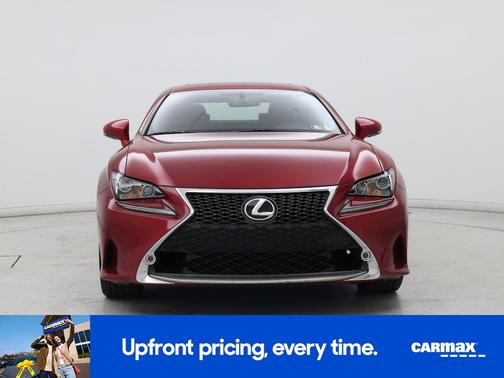 Red 2015 Lexus RC 350