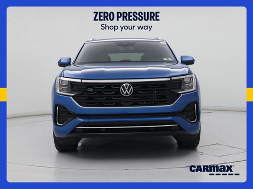 Blue 2024 Volkswagen Atlas Cross Sport SEL R-Line