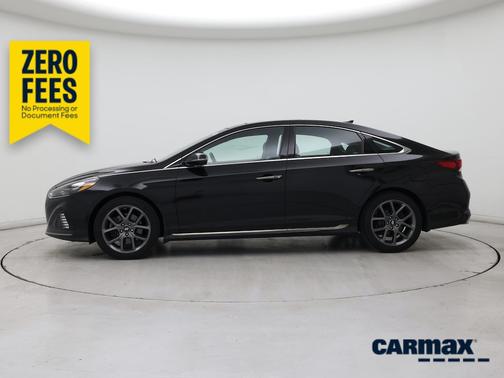 Black 2019 Hyundai SONATA Limited