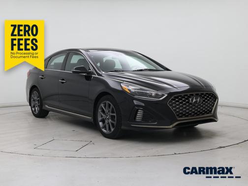Black 2019 Hyundai SONATA Limited