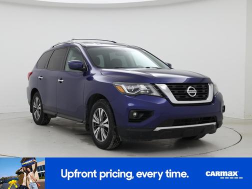 Blue 2017 Nissan Pathfinder SV
