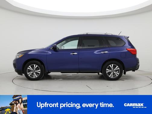 Blue 2017 Nissan Pathfinder SV